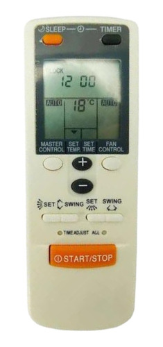 Controle Remoto Hi-Wall, Piso Teto Ar-Condicionado Fujitsu 18 a 60 mil BTUs