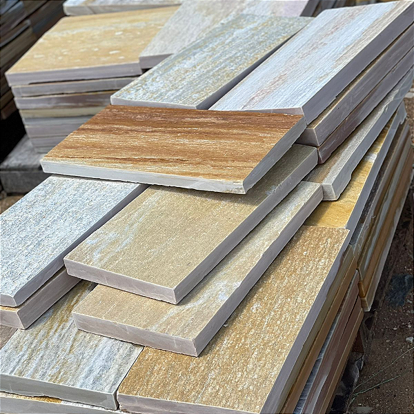 Pedra  18x37 São Tomé Serrada Amarela