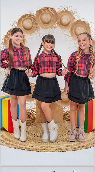 Combinadinho Xadrez Vermelho