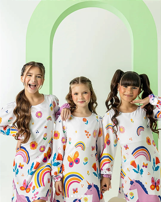 Vestido Infantil Encantado