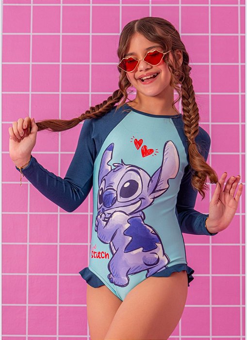 Maiô Infantil Stitch - Summer