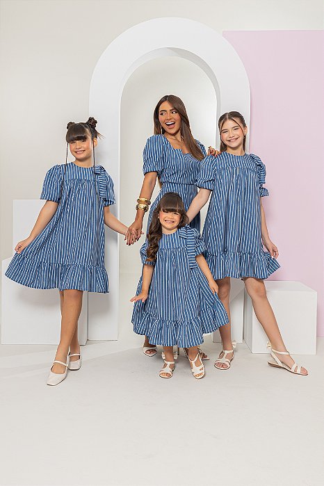 VESTIDO MÃE E FILHA - CAROL LISTRAS- MODELO FILHA