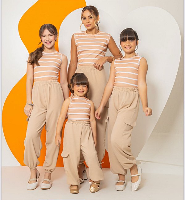 CONJUNTO MÃE E FILHA  BELLA  - MODELO FILHA