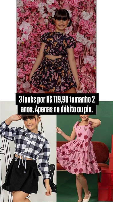 Kit 1 TAM 2 ANOS