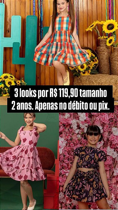 Kit 2 TAM 2 ANOS