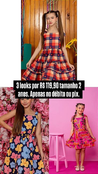 Kit 3 TAM 2 ANOS
