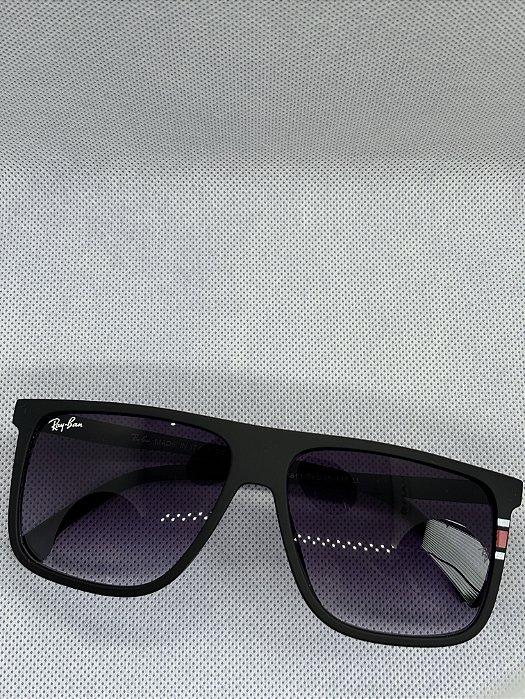 @ Óculos de sol quadrado preto fosco - bandeira