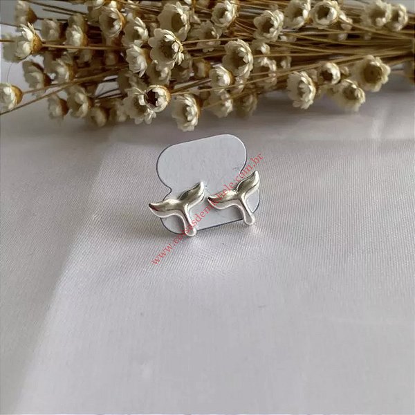@ Brincos calda de baleia 7x10mm  - Prata 925