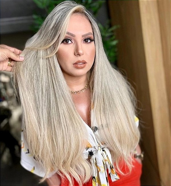 Cabelo Brasileiro do Sul Mesclado Liso 100G