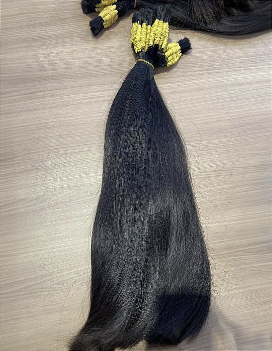 Cabelo Brasileiro do Sul Castanho Natural 40cm