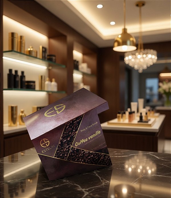 Esfoliante Árabe Premium Coffee Vanilla Estelin