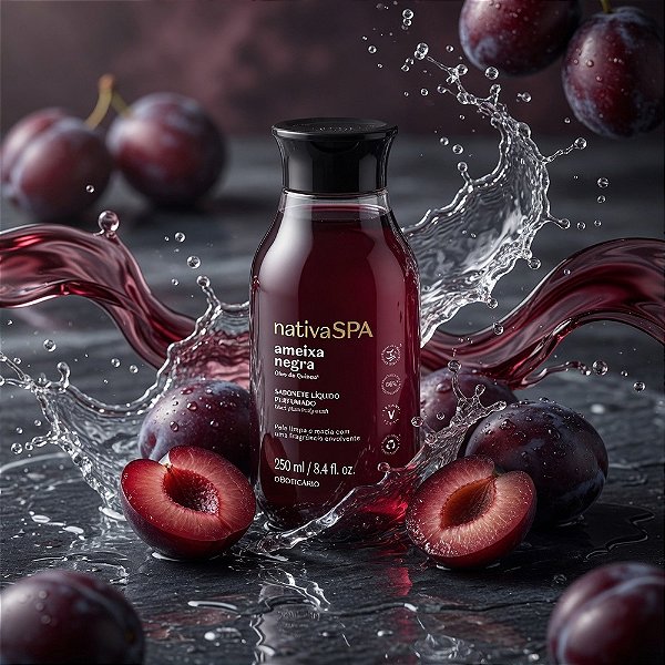 Sabonete Líquido Nativa SPA Ameixa Negra 250ml