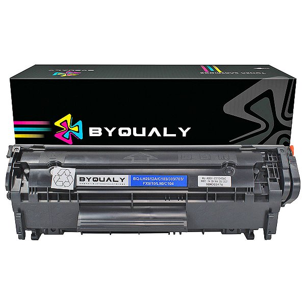 Toner Para Impressora Laser Compativel Hp  Byqualy Q2612A