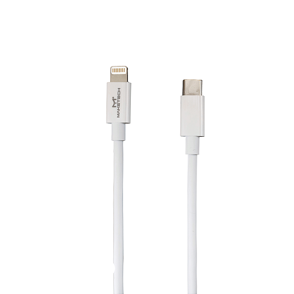 Cabo Usb C Para Iphone Lightning Ca-155ci 1m 30w Branco Maketech