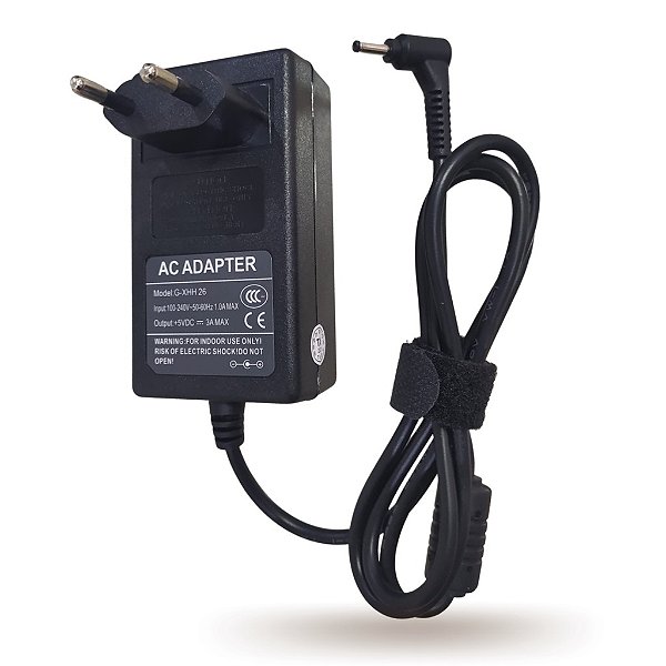 Fonte Carregador Para Notebook Positivo 5v 3a 15w Motion Q464b 3,0*1,1mm