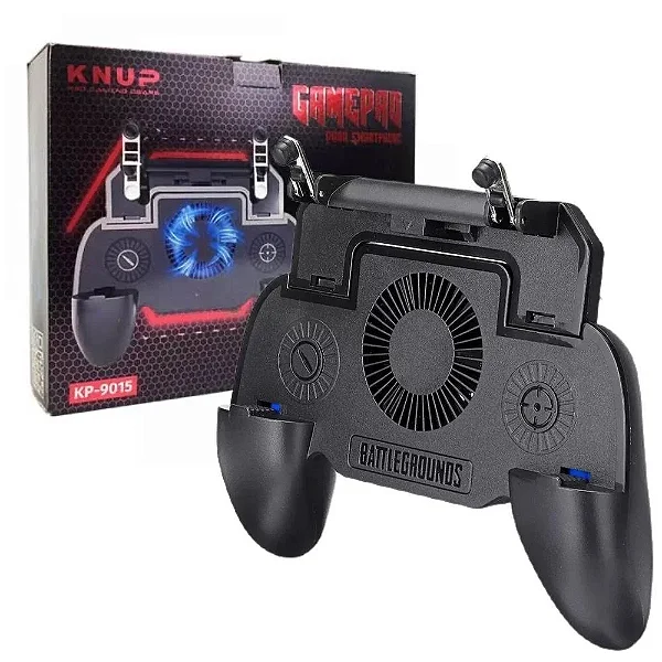 Gamepad Powerbank 2000mah Cooler Gatilho Cooler Resfriamento Kp-9015