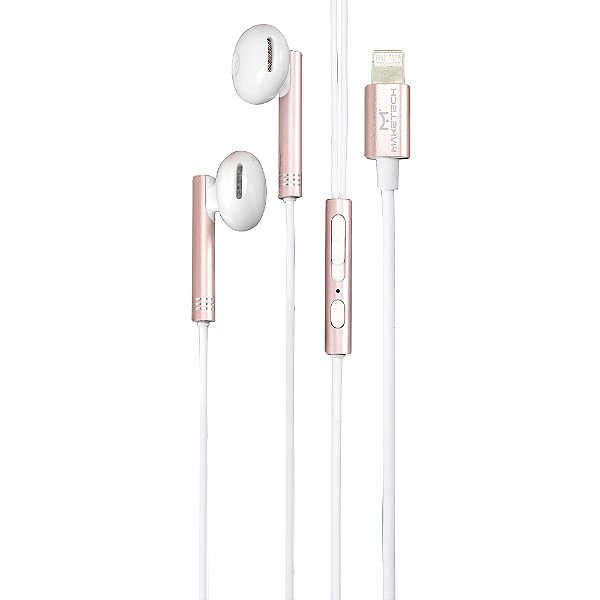 Fone de Ouvido C/ Fio Modelo Epl-052b Branco Maketech