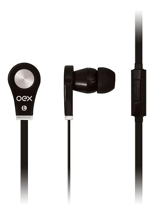 Fone De Ouvido Intra Auricular Oex Fn402 Tune Preto