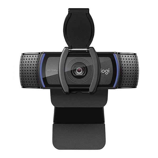 WebCam Usb Full Hd 1080p C920s C/mic Hd Pro Preto Logitech