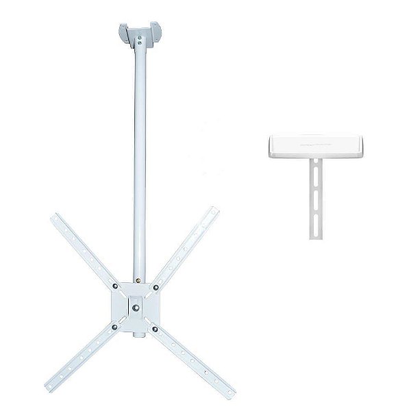 Suporte Tv Teto Lcd/led/plasma 10 A 55 Branco - BRASFORMA  Sbrp150b