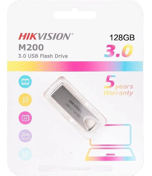 Pen Drive Hikvision M200 128gb Usb 3.0 Hsusbm200128g