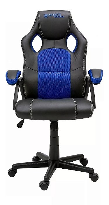 Cadeira Gamer Bright Ergonômica Reclinável Azul 120kg