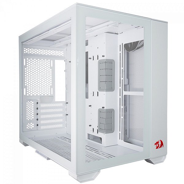 Gabinete Redragon Lian Li 011-D Lunar White Edição Limitada