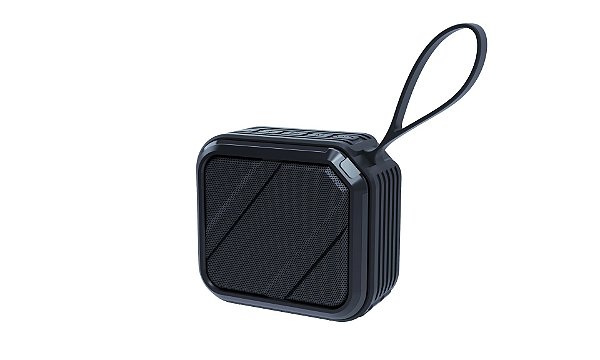 Caixa de Som Portátil Bluetooth Bright Preto - C02 - Preto