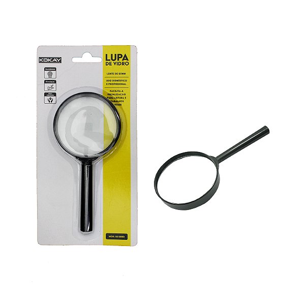Lupa De Aumento De Vidro 60mm Para Eletronica Solda Relogio