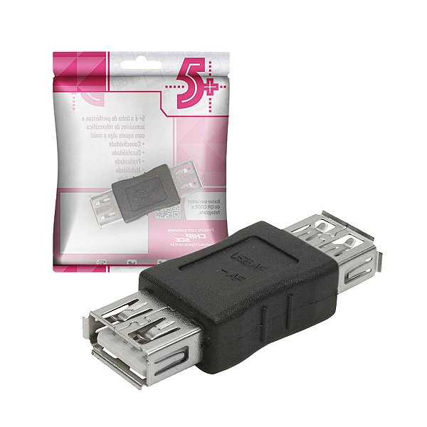 Junção Adaptador Emenda Usb 2.0 A Femea Para A Femea 2.0