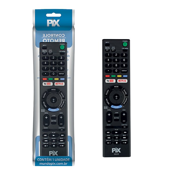 Controle Compatível Para Sony Kdl-50w655f Kdl-43w665f Rmt-tx
