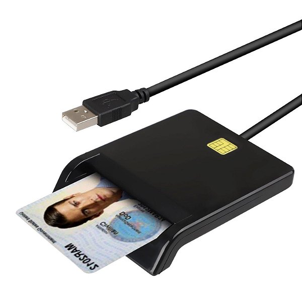 Leitor Usb Smart Card Certificado Digital e-CPF e-CNPJ Banco