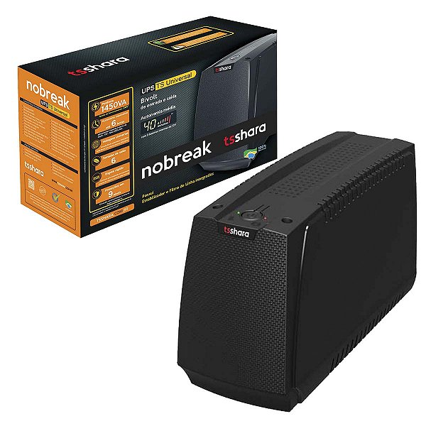 Nobreak 1450va Universal 24v 2 Bat 5ah 6 Tomadas Bivolt Auto