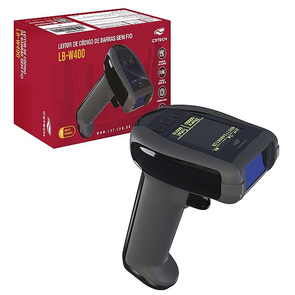 Leitor Código de Barras C3Tech Qr Code 1D/2D Wifi Bluetooth