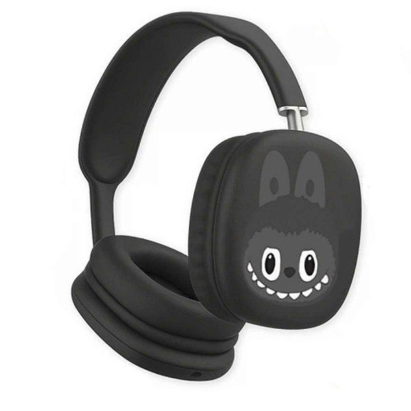 Fone De Ouvido Bluetooth Criança Infantil Xcell Labubu Preto