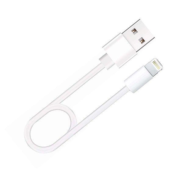 Cabo Usb Ligth Para Iphone 11 12 13 14 Curto Pequeno 30cm
