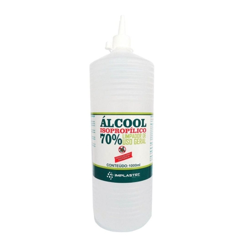 Alcool Isopropilico 70% 1 Litro Implastec