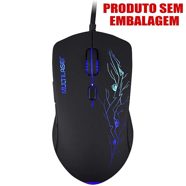 Mouse Gamer Multi 3200 DPI 7 Cores LED MO276 S/ Caixa