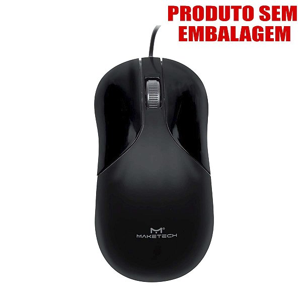 Mouse Usb Preto Maketech MF-4235 1000 Dpi S/ Caixa