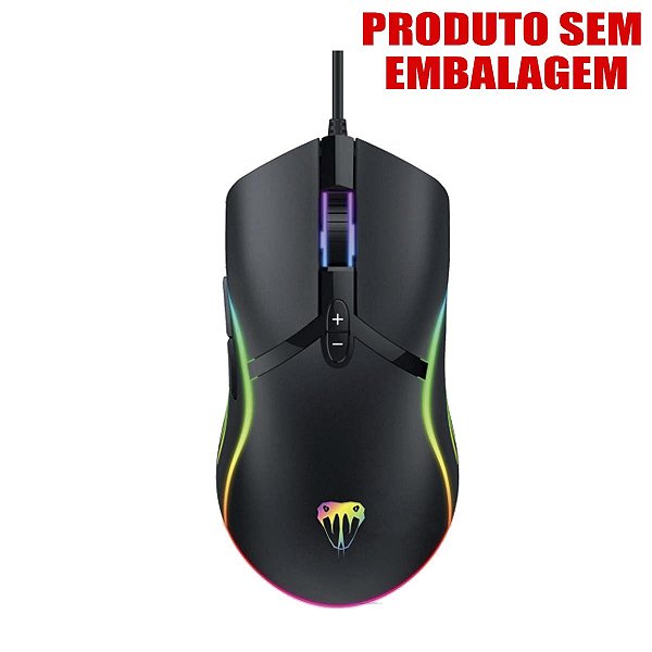 Mouse Gamer Usb  6.400 Dpi Gmm-1026 Viper Maketech S/ Caixa