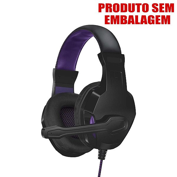 Headset Gamer Vipper Gmh-063 P3 + Adap P2 Maketech S/ Caixa