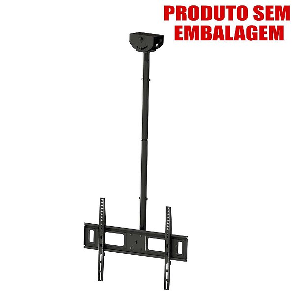 Suporte Para Tv De Teto 37 a 70'' Regulável S/ Caixa Preto