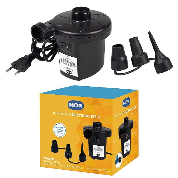 Inflador Elétrico Bomba De Ar Piscina Colchão Mor 110v 1889