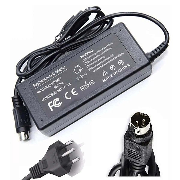 Fonte De Para Impressora Térmica Elgin I8 I9 Bematech Bivolt