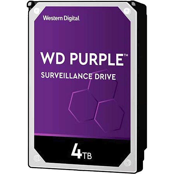 Hd Interno Wd Purple 4TB Para Seguranca Vigilancia Dvr/cftv