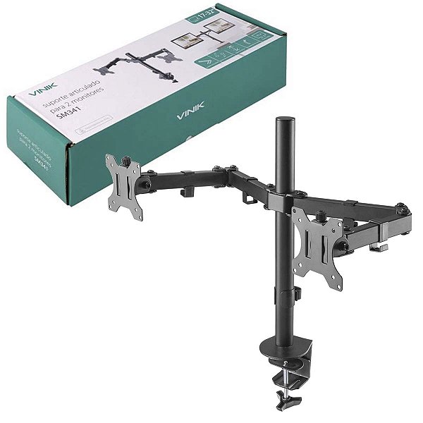 Suporte Para Monitores 2 Monitores 13'' 32'' Sm-341a Vinik