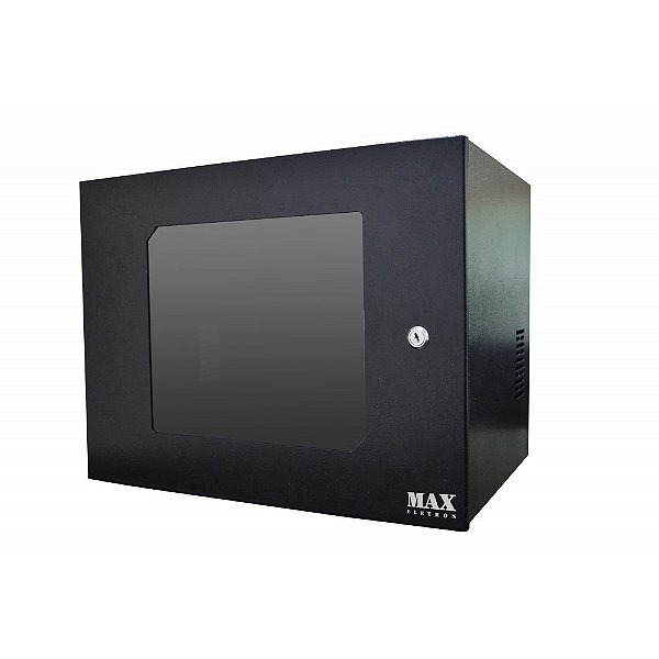 Mini Rack Organizador Cftv 8u 350mm Porta Acríl Max eletron