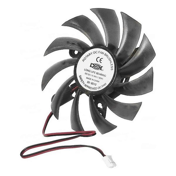 Cooler Fan Placa De Video 75mm Nvidia Amd Intel Ventoinha