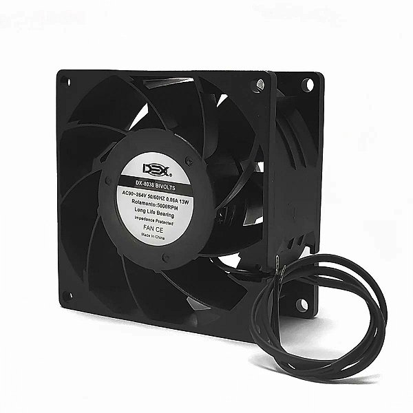 Ventilador Cooler Fan DEX 80mm 110v/220v 5000rpm Rolamento