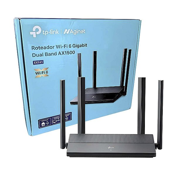 Roteador Wireless Tp-Link Wi-Fi 6 Ax1500 Dual Band Gigabit
